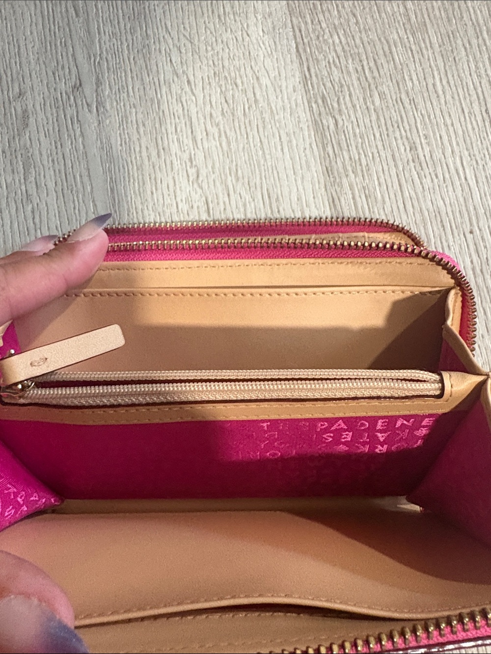 Kate Spade Pink Pebbled Leather Wallet - Picture 7 of 7